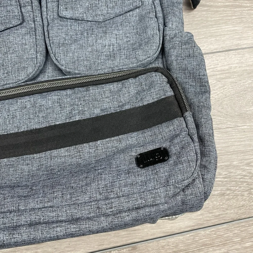 Lug Via 2 Large Tote Bag Heather Grey 16"x10" New - Picture 2 of 7